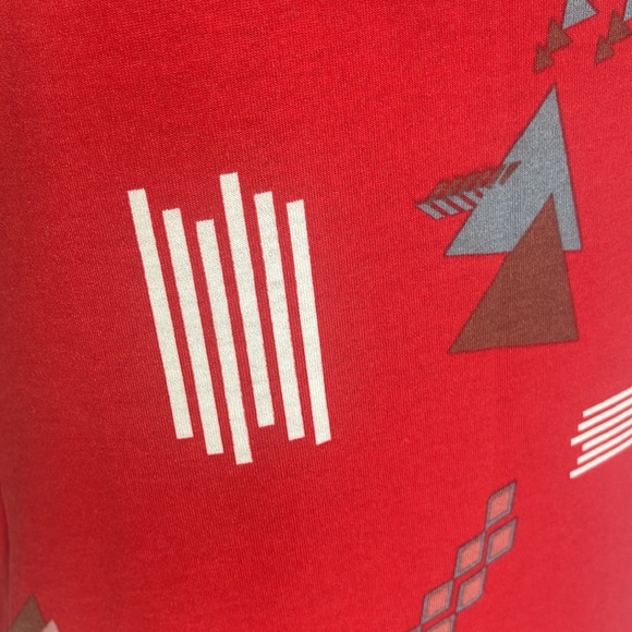 New LuLaRoe Julia T Shirt Sheath Dress XXS Stretch Scoop neck midi length red - Picture 4 of 11